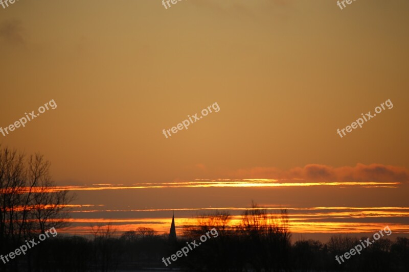 Sunset Himmel Cloud Sky The Evening Sky