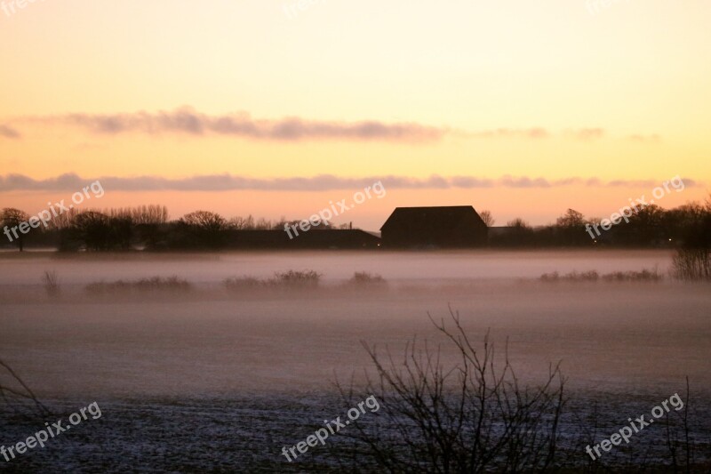 Mist Cloud Himmel Sunset Sky