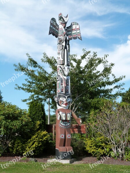 Totem Canada British Columbia Port Hardy Columbia