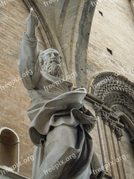 Sculpture Church Sicily Old Religion