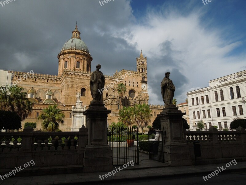 Palermo Church Sicily Landmark Architecture