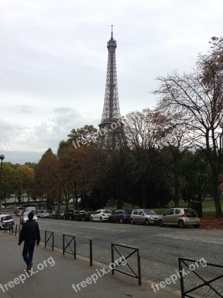 Eiffel Tower Architecture Landmark Paris