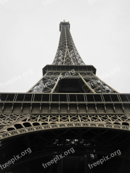 Eiffel Tower Architecture Paris France Landmark