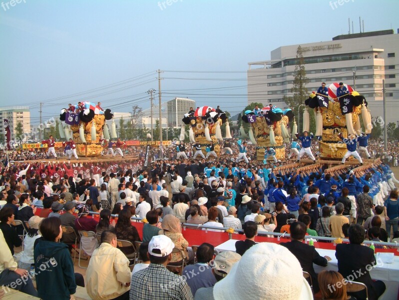 Drum Stand Festival Niihama Taiko Festival Man Festival Give