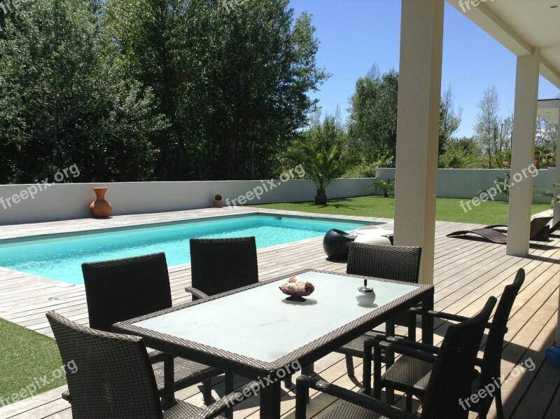 Villa Swimming Pool Renting Grau D'agde Free Photos