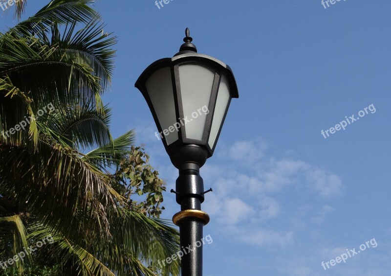 Lamp Post Ornate Antique Lantern Urban