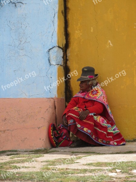 Indigenous Peru Woman Inca Native