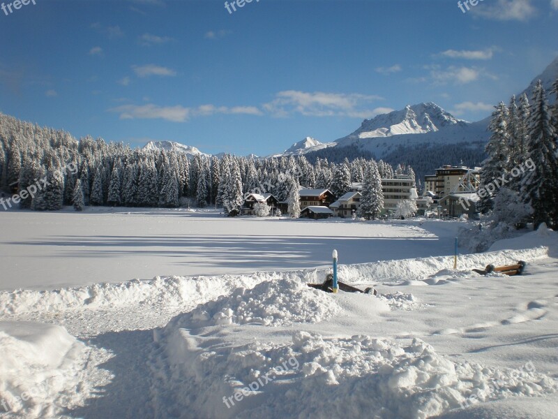 Wintry Switzerland Arosa Free Photos