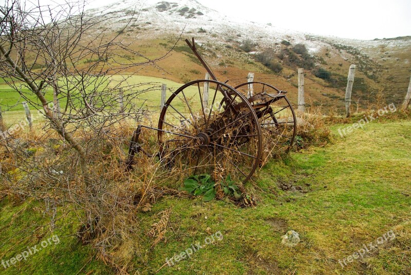 France Basque Country Pasture Tool Plow