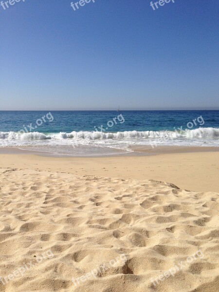 Ocean Beach Sand Coastline Sea