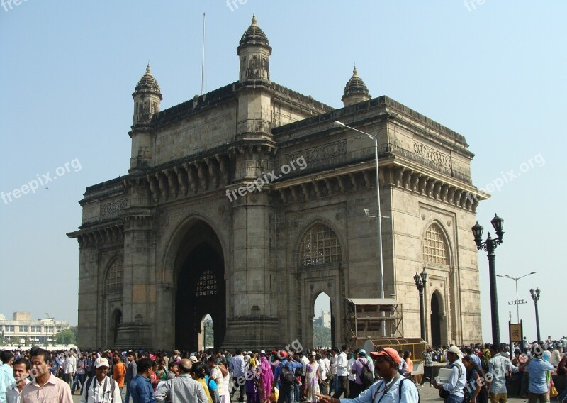 Gateway Of India Monument Mumbai India Waterfront