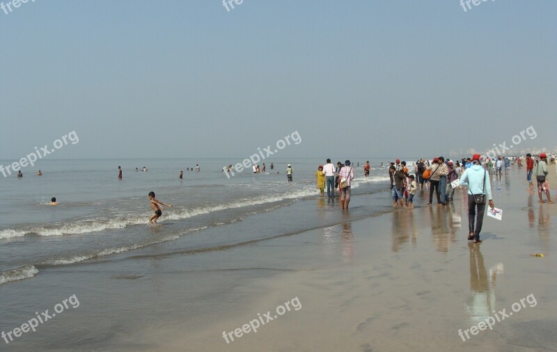 Beach Sea Arabian Sand Juhu