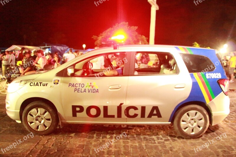 Police Car Brazil Olinda Caruaru