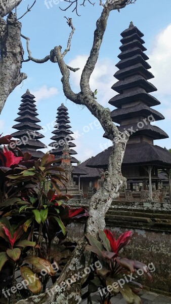 Architecture Bali Taman Ayun Temple Free Photos