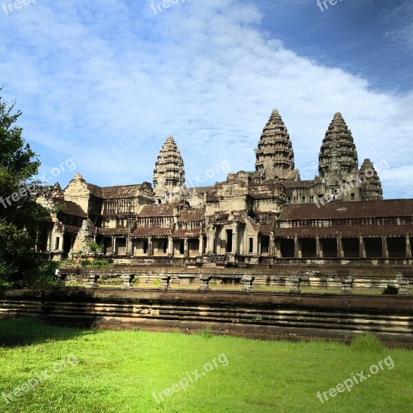 Siem Reap Angkor Wat Temple Cambodia Free Photos