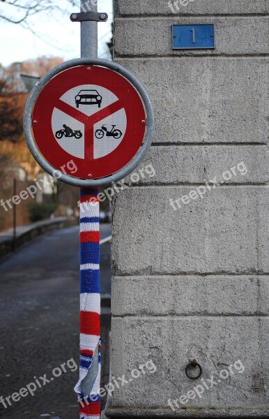 Knitted Knit Wool Traffic Signal Driving Ban