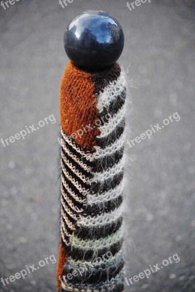 Knitted Knit Wool Post Ball