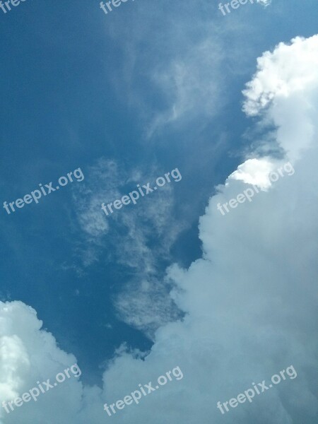 Sky Clouds Blue Sky Day Free Photos