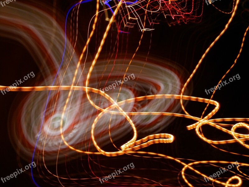 Lights At Night Night Picture Light Long Shutter Speed