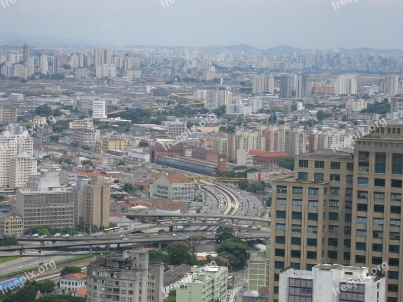 City Metropolis São Paulo Buildings Brazil