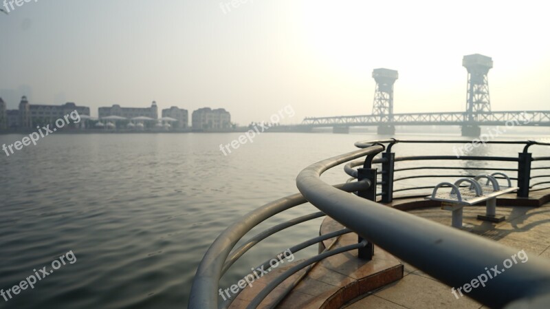 River River Banks Bridge Free Photos