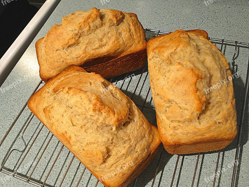 Bread Loaves Homemade Fresh Individual