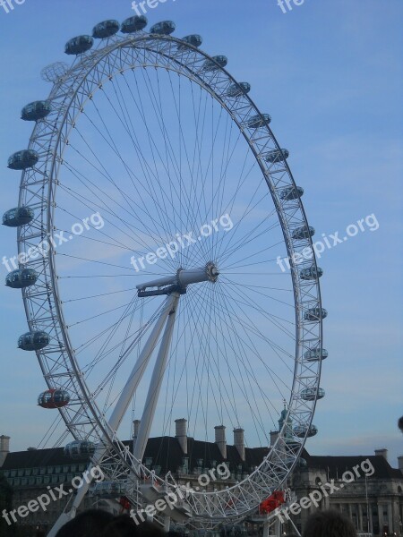 Ferris Wheel London Eye United Kingdom Sky Capital