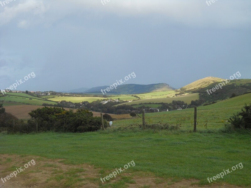 England Dorset Nature Landscape Fog