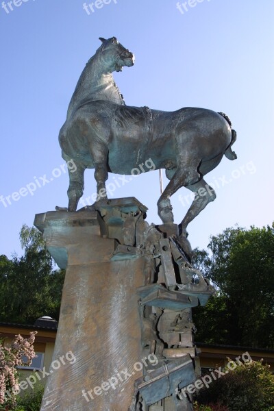 Amtsschimmel Bureaucracy Horse Fountain Water Feature