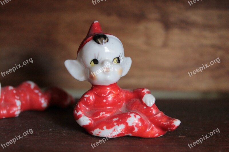 Elf Porcelain Gnome Figurine Free Photos