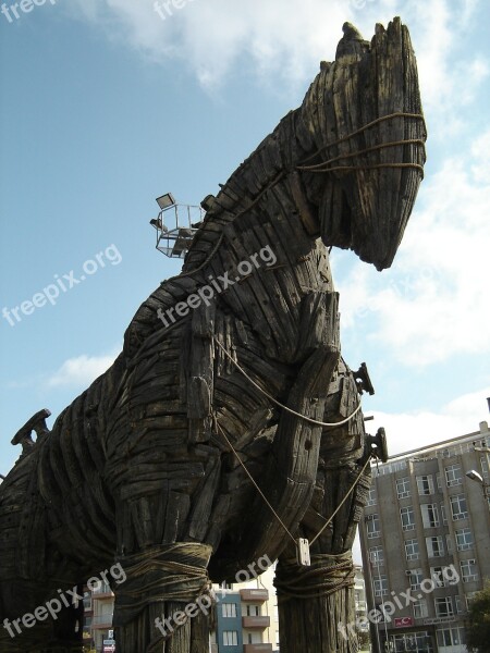 Trojan Horse Troy Trojan Horse Turkey