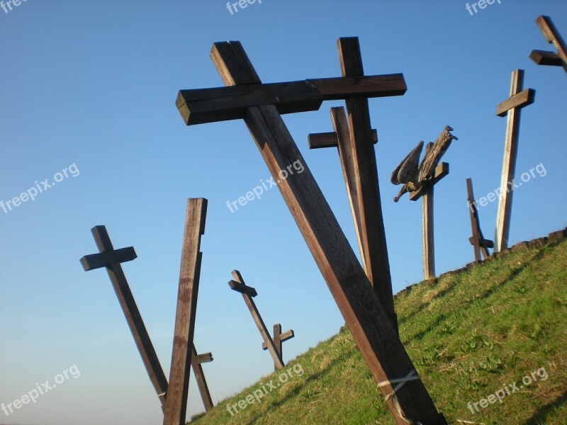 Battle Of Mohi Memorial Statue Cross Jesus Resurrection