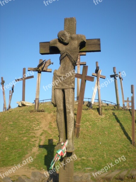 Battle Of Mohi Memorial Statue Cross Jesus Resurrection