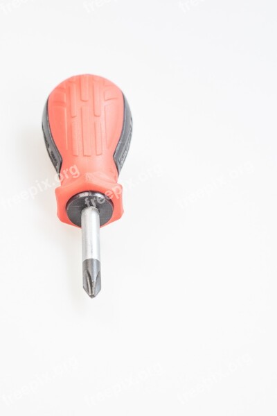 Screwdriver Tool Craft Red Phillips