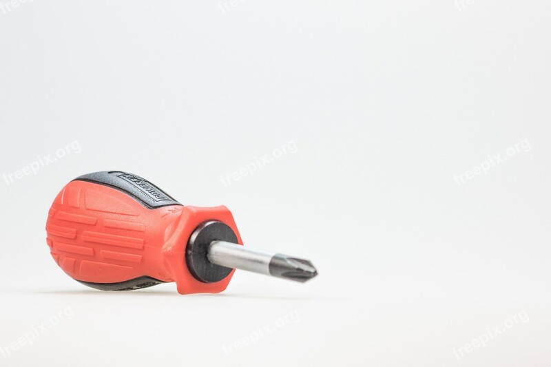 Screwdriver Tool Craft Red Phillips