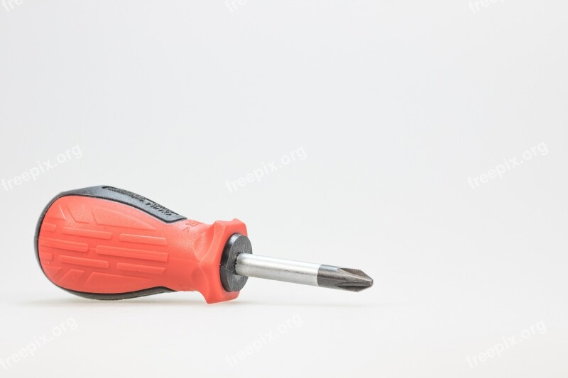 Screwdriver Tool Craft Red Phillips