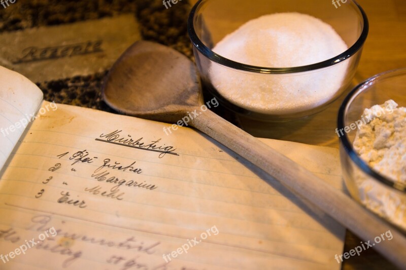 Bake Cheek Ingredients Kitchen Vintage