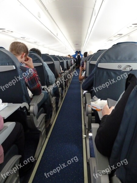 Aircraft Aircraft Cabin Passengers Aircraft Attendant Rows Of Seats