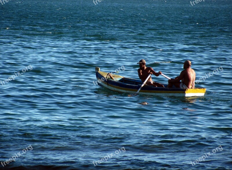 Boat Fishermen Mar Remo Fishing