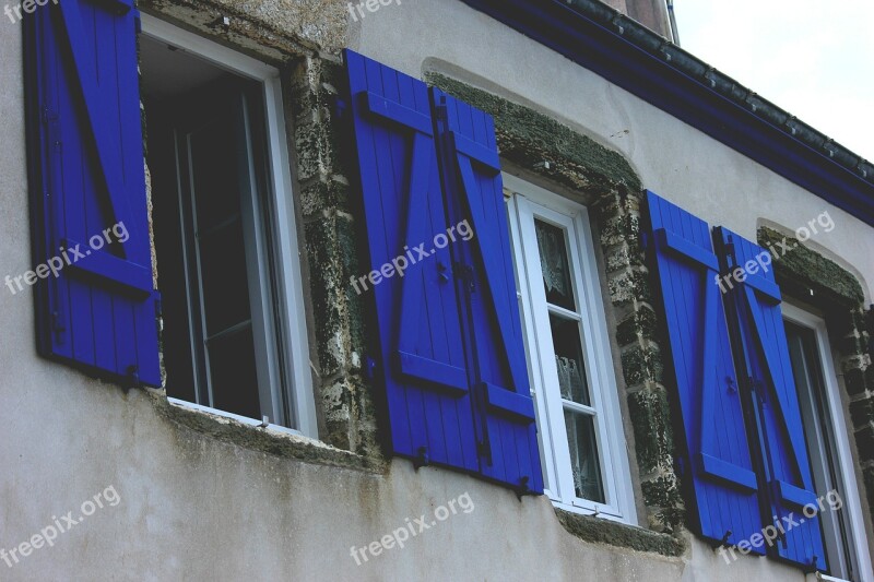 Building Windows Shutters Architecture Exterior