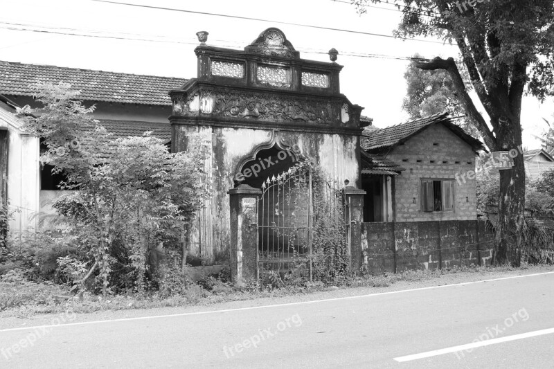 Old-house Monochrome Old House Vintage