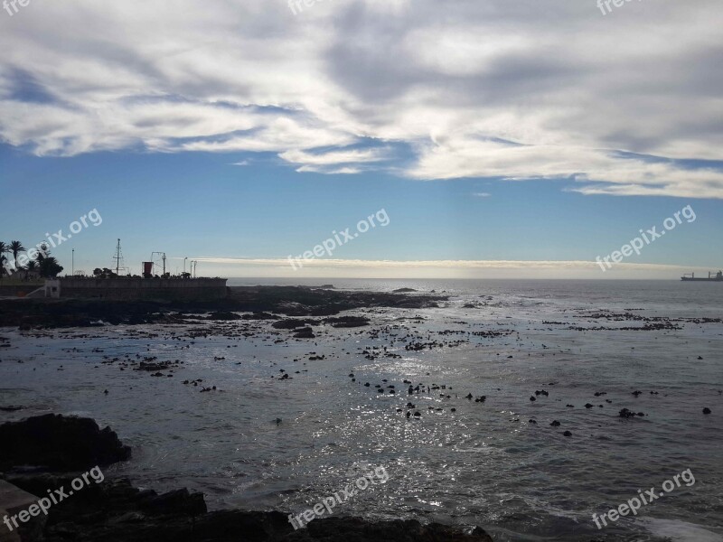 Sky Ocean Cloud View Landscape