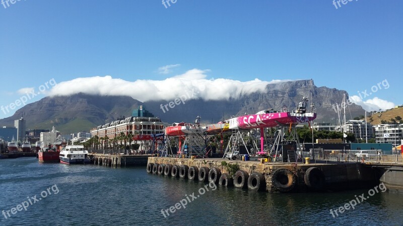 Table Mountain Capetown Yacht Sky Bay