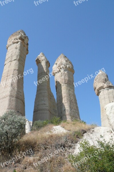 Moonscape Cappadocia Turkey Free Photos