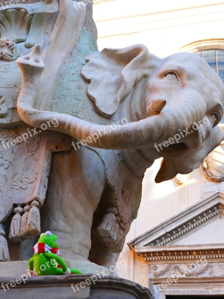 Elephant Bernini Santa Maria Sopra