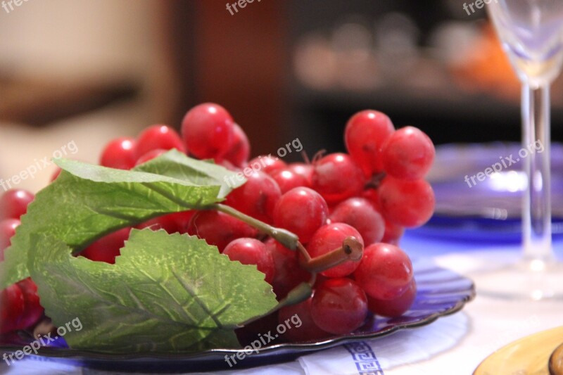 Grapes Dish Fruit Free Photos