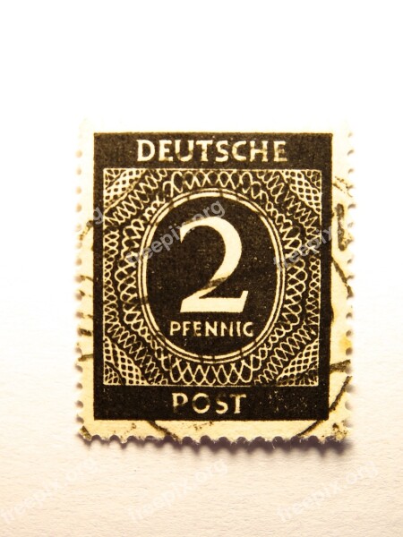 Stamp Dimed Post Germany Free Photos