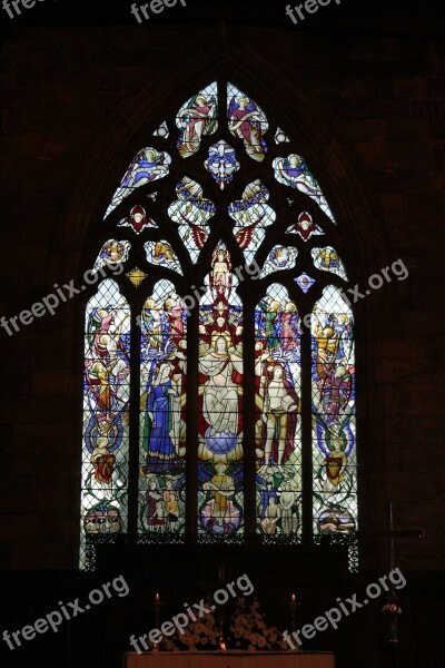 Stained Glass Window Church Monument Light The Art Of