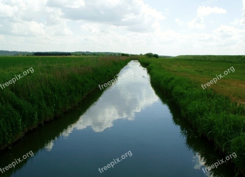 Water Cloud Reflection Nature Sky