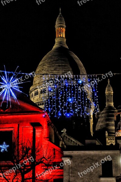 Basilica Sacré-coeur Montmartre Christmas Decoration